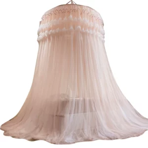 Elevated and Encrypted Suspended Ceiling Mosquito Net Three Door Princess Style Dome Floor To Ceiling Mosquito Net Beautiful - Image 2