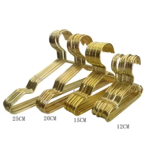 10pcs Wholesale Metal Wire Gold Mini Pet Hanger Body Shape Hanging Teddy Dog Puppet Doll Clothing Holder Pet Store Clothes Brace - Image 3