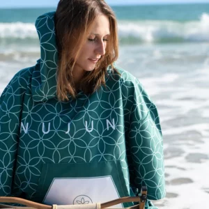NuJune Swimming Towel Quick-Drying Towel Suit for Surfing Absorbent Beach Towel Diving Special Use Windproof Sunshade Cloak - Image 2
