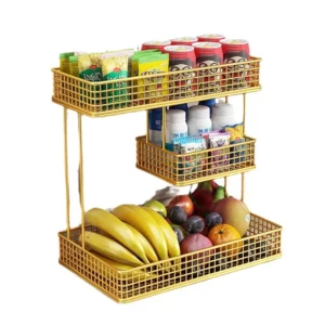 Fruit Basket Living Room Coffee Table Household Multi-layer Fruit Plate Storage Basket Rack Snack Display Plate Fruit Basket - Image 5
