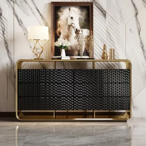 Luxury Fashion Morden Living Room Cabinets Display Storage Drawers Organizer Showcase Cabinet Home Cupboard Vitrine Furniture - Image 3