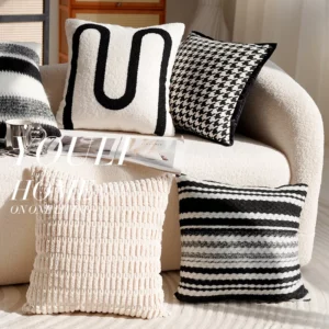 30X50/45X45CM Modern Simple Throw Pillow Cover Nordic Light Luxury Stamping Waist Cushion Cover Decor Home Decorative Pillowcase - Image 3
