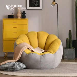 Lazy Sofa Pumpkin Chair Tatami Internet Celebrity Single Balcony Small Recliner Bedroom Living Room Leisure Bean Bag - Image 2