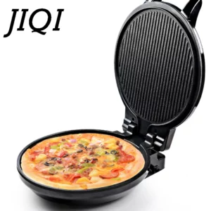 JIQI Electric Crepe Maker Pizza Pancake Baking Pan Machine Griddle Chinese Spring Roll Pie Frying Grill Steak Cooker Roaster EU - Image 1