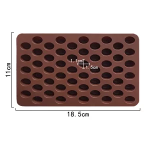 3D Coffee Beans Chocolate Mold Candy Gummy Ice Cube Tray Cake Decoration Silicone Bakeware Pastry Tools Kitchen Baking Wax Melts - Image 5