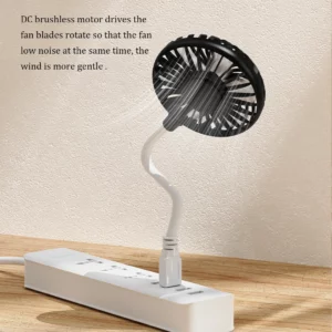 USB Rechargeable Handheld Fan Silent Cooling Power Bank Wireless Mini Play Plug Fans Summer Outdoors and Travel - Image 1