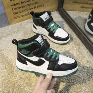 Children's shoes Men's shoes 2024 new fall children's non-slip sports shoes large high top board shoes for children - Image 6