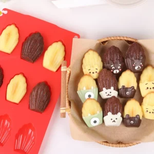 Madeleine Pan Nonstick Silicone Madeleine Molds Shell Shape Baking Cake Mold Pan DIY Bakeware Pan Kitchen Accessories - Image 3