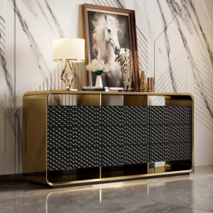 Luxury Fashion Morden Living Room Cabinets Display Storage Drawers Organizer Showcase Cabinet Home Cupboard Vitrine Furniture - Image 4