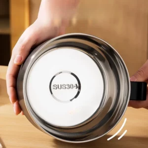 GIANXI 1350ML Large Capacity Stainless Steel Japanese Ramen Bowl With Tableware/Lid Personal Lunch Box Home Portable Noodle Bowl - Image 6