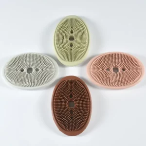 Silicone Soap Dish Creative Shower Dish Drain Plate Bathroom Soap Holder Soap Box Sponge Holder Punch-free High Quality - Image 4
