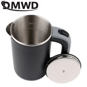 110V/220V Travel Electric Kettle MINI Boiling Teapot Cup Heater Portable Stainless Steel 0.8L Hot Water Quick Heating Pot Boiler - Image 4