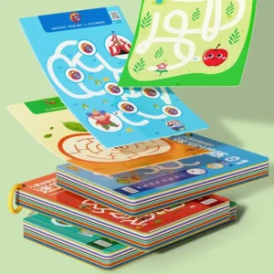 Concentration Maze Training Book Reusable Practice Copybook Pen Control Training Magical Montessori for Kids Education Book - Image 3
