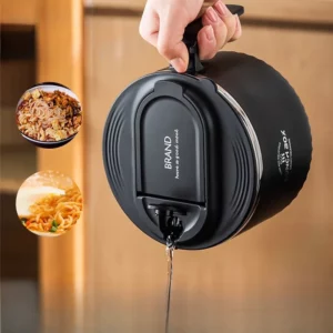 GIANXI 1350ML Large Capacity Stainless Steel Japanese Ramen Bowl With Tableware/Lid Personal Lunch Box Home Portable Noodle Bowl - Image 4
