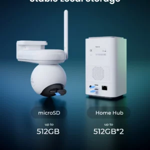 Reolink 4K Battery WiFi Security Camera 360° PT Auto Tracking Color Night Vision Wireless IP Camera Home Hub Security System - Image 6