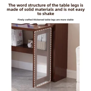Portable Bamboo Folding Desk for Children Compact Study Table Bedroom Home Office Student Writing - Image 4