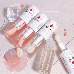 Make Up Korean Beauty Cosmetics Lip Ink Gloss Labial Lips Moisturizer Jelly Lipstick Bright Oil Moisturizing Balm Big Lip Brush - Image 5