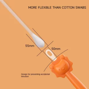 2024 New models Baby Cleaner Spoon Double-headed Soft Wax Curette Picker Nose Cleaner Silicone Ear Wax Pickers Clean Tweezers - Image 4