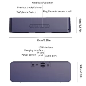 S18 Wireless Creative Bluetooth Smart Speaker Mobile Phone Audio Computer Subwoofer Outdoor Convenient Radio - Image 6