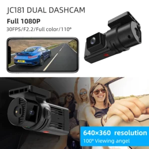JIMIIOT JC181 Mini 4G&WIFI Dual Dash Cam For Vehicle Rotatable Car Camera 1080P GPS Video monitor Remote Fuel Cut off - Image 4