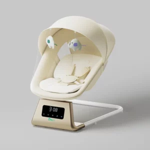 Baby Electric Rocking Chairs, Sleeping Aid Baby Rocking Chair, Soothing Newborn Lounge Chair, Cradle Beds Baby Rocking Cribs - Image 5