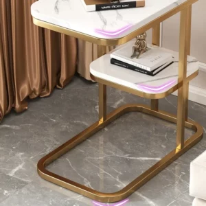 Nordic Nightstand Bedside Table Modern Small Coffee Table Living Room or Bedroom Corner Table Simple Furniture Decor - Image 3
