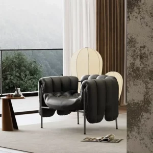MOMO Light Luxury Sofa Chair Designer Retro Modern Living Room Balcony Lazy Lounge Chair Leisure Senior Leisure Chair - Image 2