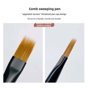 Gradient Nail Art Brush Acrylic Nail Ombre Pen DIY UV Gel Brushes Painting Drawing Flowers Nails Brush Manicure Tools for Salon - Image 5
