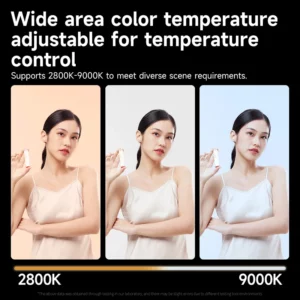 MATEMACH 40W LED Camera Light 2500K-9000K Bi-Color 4400mAh Video Lamp Handle Portable Light Photography Light With CCT On Camera - Image 5
