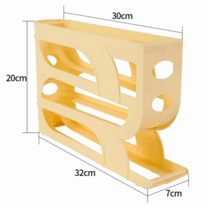 3 Layer / 4 Layer Automatic Egg Roller New Household Kitchen Dedicated Egg Roller Rack Space Saving Large Capacity Egg Organiser - Image 4
