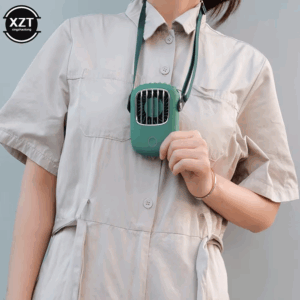 Mini Portable Hanging Neck USB Fan Mute Handheld Desktop Fan with 3 Gears Adjustable Air Cooling Ventilador - Image 5