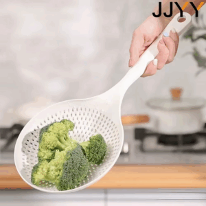 High Temperature Resistant Large Colander, Kitchen Scoop Noodle Strainer Anti-scald Vegetable Skimmer - Image 2