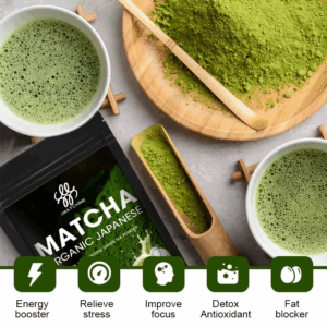 Healthy Ketogenic Diet Matcha for Adults Provide Energy, Relief Constipation and Bloating, Colon Cleansing, Weight Management - Image 6
