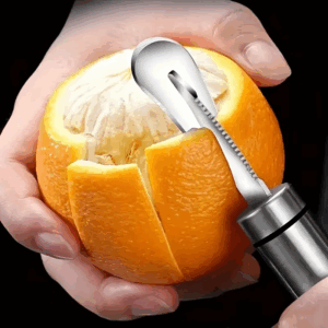 Stainless Steel Orange,Citru Peeler,Simple Lemon Peeler,Creative Cutter,Orange Peeler Tool With Handle,Restaurant Kitchen Gadget - Image 3