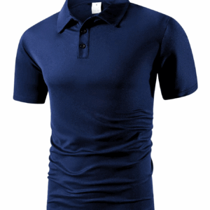 Summer Men's Short Sleeve Polo Shirt Solid Color Button Tshirts Lightweight Lapel Streetwear Men Breathable Basic Polo Shirt - Image 6