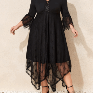 High Quality Plus Size Dress Women Evening Black Elegant Vestidos Formal Occas Dress Large Size Long Skirt Party Female Clothing - Image 5
