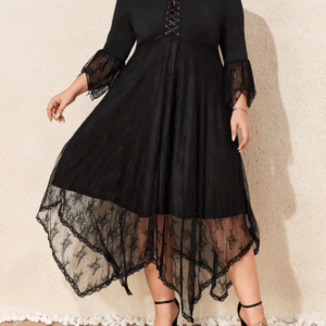 High Quality Plus Size Dress Women Evening Black Elegant Vestidos Formal Occas Dress Large Size Long Skirt Party Female Clothing - Image 7