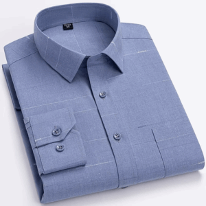 High Quality Men's Shirts Spring Autumn Long Sleeve Wrinkle Resistant Non Ironing Stripe Man Clothing Big Size 5XL 6XL 7XL - Image 2