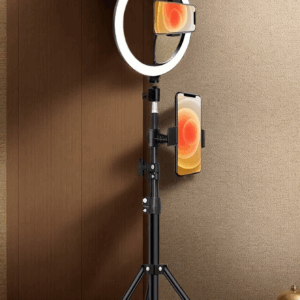 110cm Tripod Stand +O-Clamp With 10-Inch Live Stream Ring Light, Selfie Remote, - Image 7