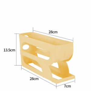 3 Layer / 4 Layer Automatic Egg Roller New Household Kitchen Dedicated Egg Roller Rack Space Saving Large Capacity Egg Organiser - Image 3
