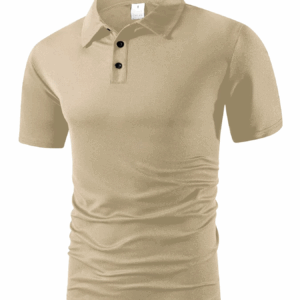 Summer Men's Short Sleeve Polo Shirt Solid Color Button Tshirts Lightweight Lapel Streetwear Men Breathable Basic Polo Shirt - Image 4