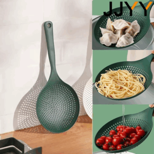 High Temperature Resistant Large Colander, Kitchen Scoop Noodle Strainer Anti-scald Vegetable Skimmer - Image 6