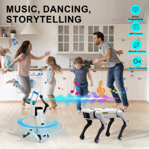Intelligent AI RC Robot Dog Voice Dialogue APP Remote Control Programming Singing Dancing Machine Dog Kids Toys - Image 3