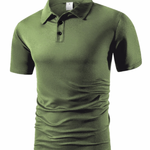 Summer Men's Short Sleeve Polo Shirt Solid Color Button Tshirts Lightweight Lapel Streetwear Men Breathable Basic Polo Shirt - Image 5