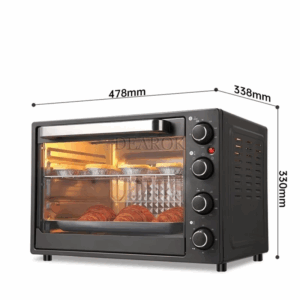 M Household Electric Oven 40L Forno Elettrico Temperature Control Timing Cake Baking Oven - Image 4