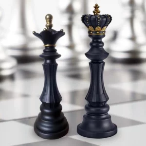 Luxury Chess Set Home Decoration Resin Chess Pieces Family Board Games International Chess Figurines Chessmen Pendulum Ornaments - Image 4