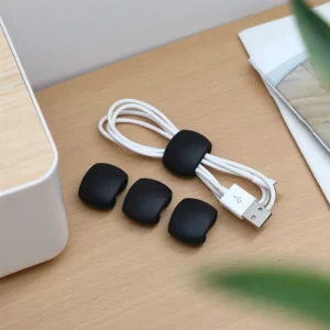 Cable Winder Cable Organizer Clips Mouse Wire Headphone Holder USB Charger Holder Desk Tidy Organizer Wire Cord Protector - Image 3