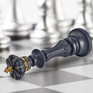 Luxury Chess Set Home Decoration Resin Chess Pieces Family Board Games International Chess Figurines Chessmen Pendulum Ornaments - Image 5