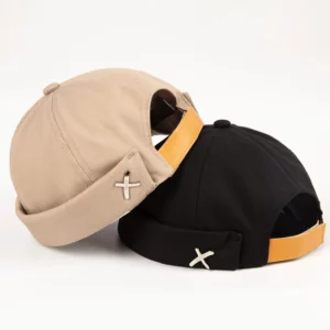 Men Women Landlord Hat Autumn Fashion Beanies Caps Cotton Adjustable Beanie Hats Fashion Street Melon Caps Unisex - Image 2