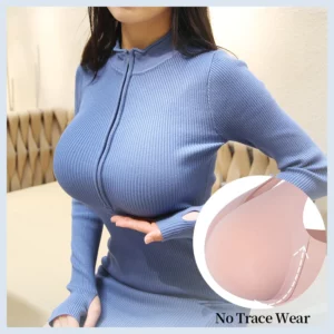 LERVANLA Female Anchor Exclusive Fake Chest Underwear With Small Breasts Showing Big Breasts Simulation Silicone Breast Pads - Image 5